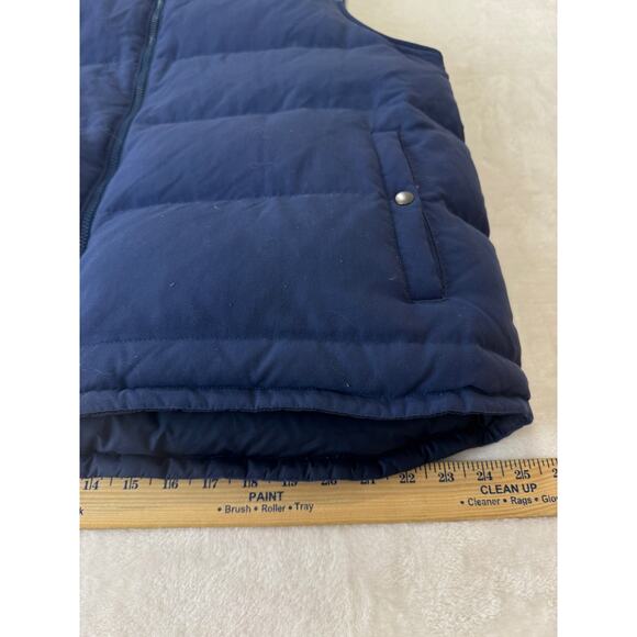 Patagonia Reversible Bivy Down Vest Mens XXL Blue Puffer Full Zip 27587 - Read - Picture 12 of 14